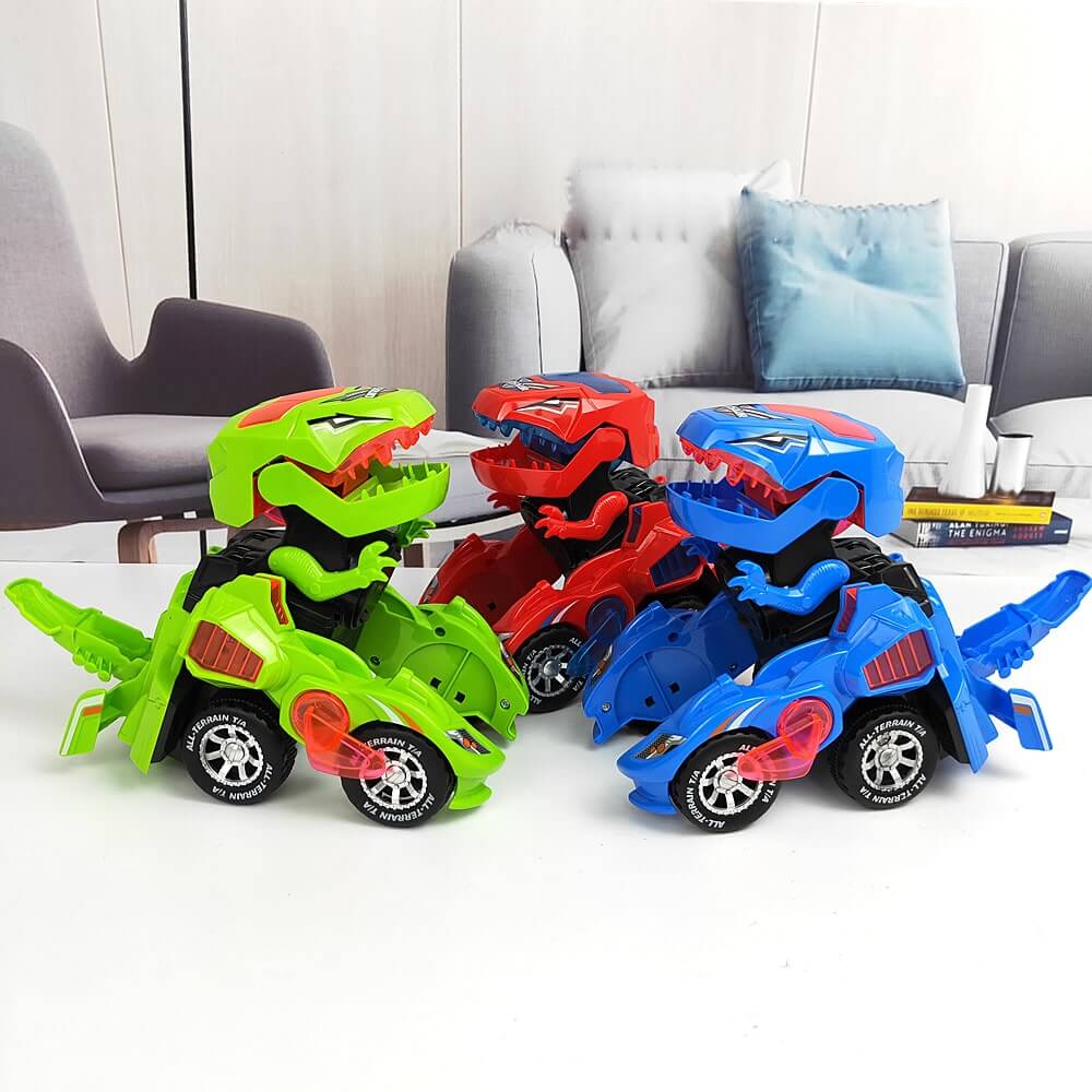 Transformerende Dinosaurus LED Auto