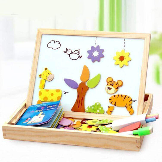 Magnetisch teken- en puzzelbord Belleza