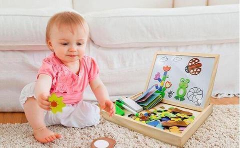 Magnetisch teken- en puzzelbord Belleza