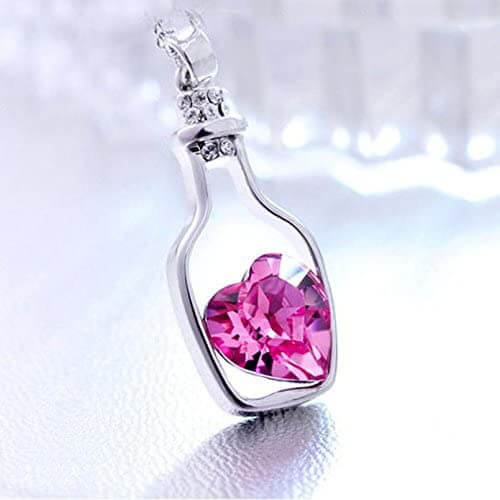 Drift Bottle Kristal Hart Ketting Belleza