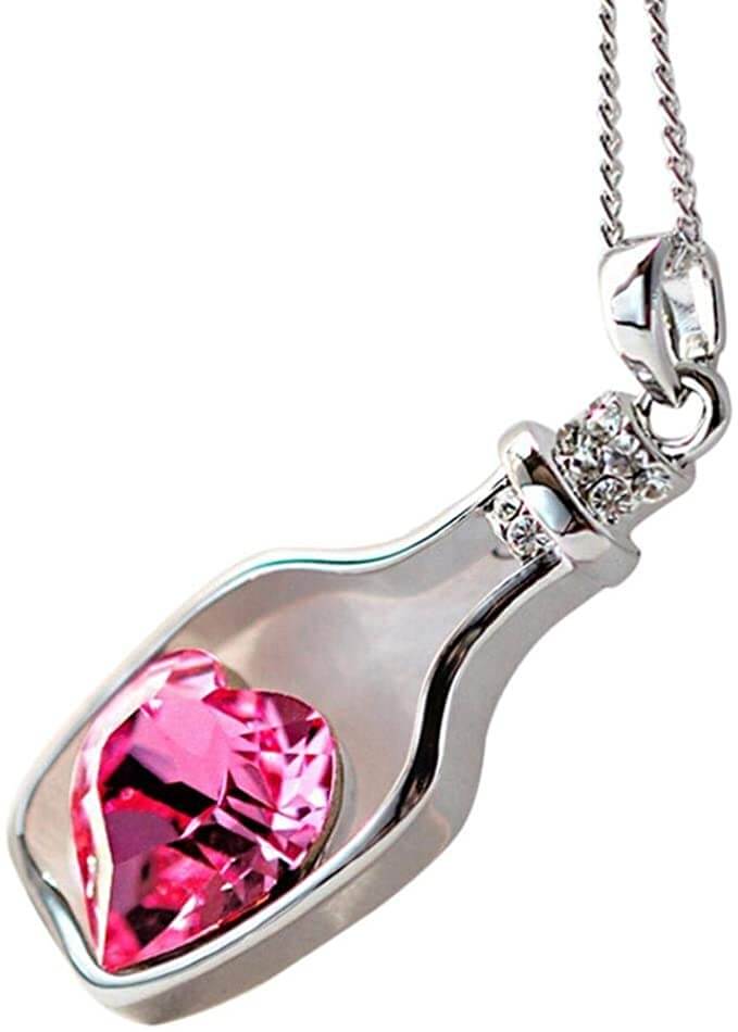 Drift Bottle Kristal Hart Ketting Belleza