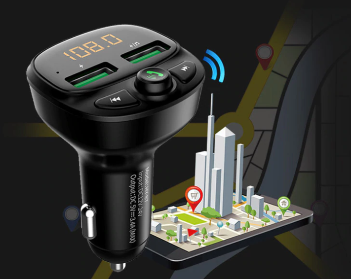 Handsfree Bluetooth Auto FM-zender Belleza