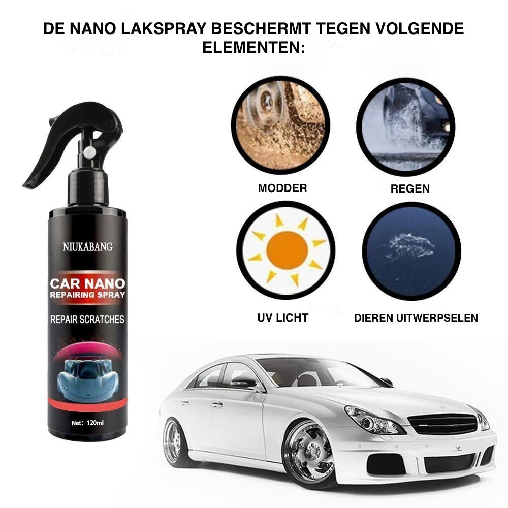 Nano Lakspray Met Glansherstel 50ml - 1+1 GRATIS Belleza