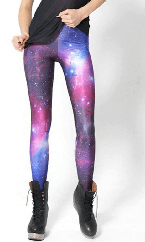 3D Gedrukte Galaxy Leggings Belleza