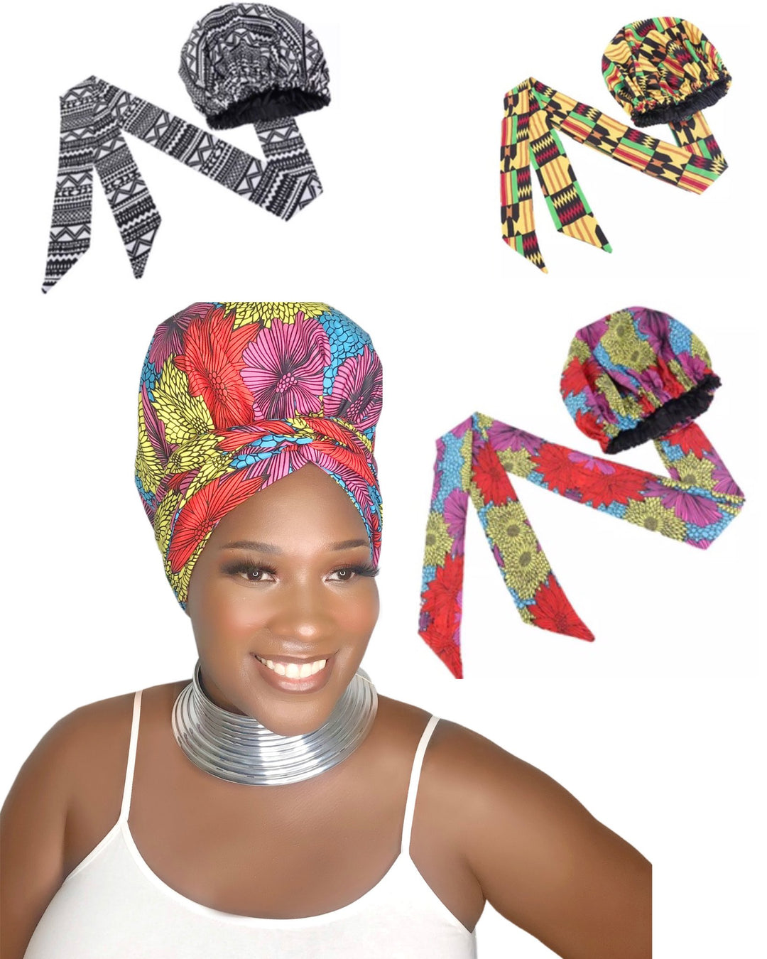 Afrikiki hoofddoek Belleza