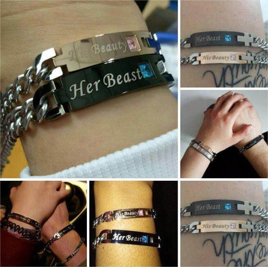 His Beauty and Her Beast Armband Belleza