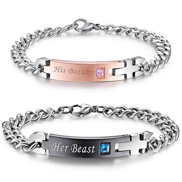 His Beauty and Her Beast Armband Belleza
