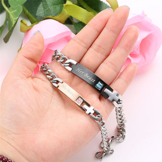 His Beauty and Her Beast Armband Belleza