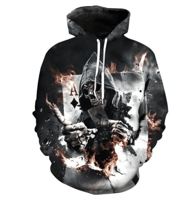 Ace of Death Doodskop Hoodie Belleza