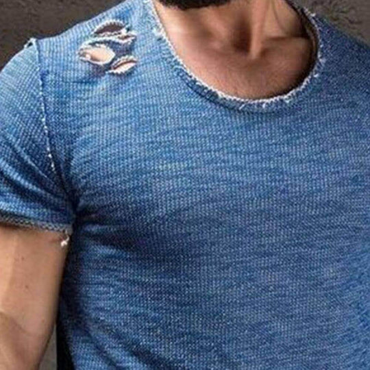 Mannen Shredded Tee Belleza