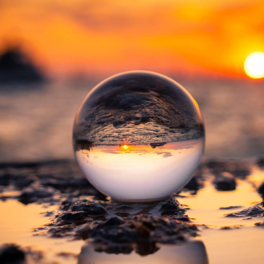 Crystal Ball Lens Photography Sphere Belleza