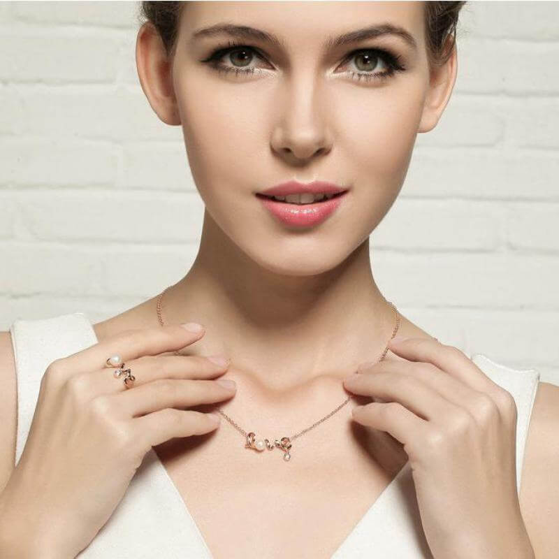 L.O.V.E. Parel Ketting Belleza