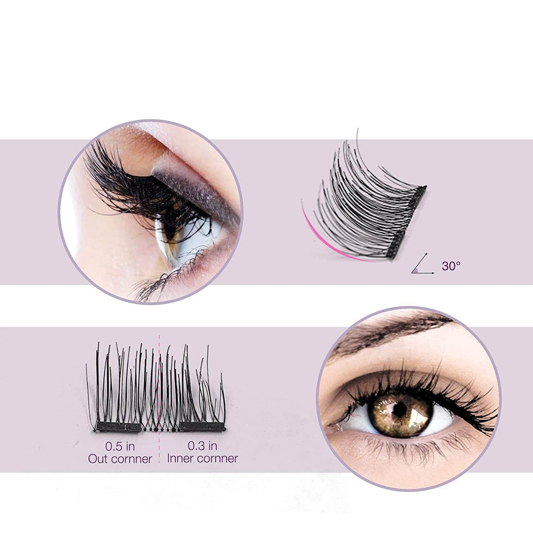 Dubbel Magnetische Wimpers Belleza