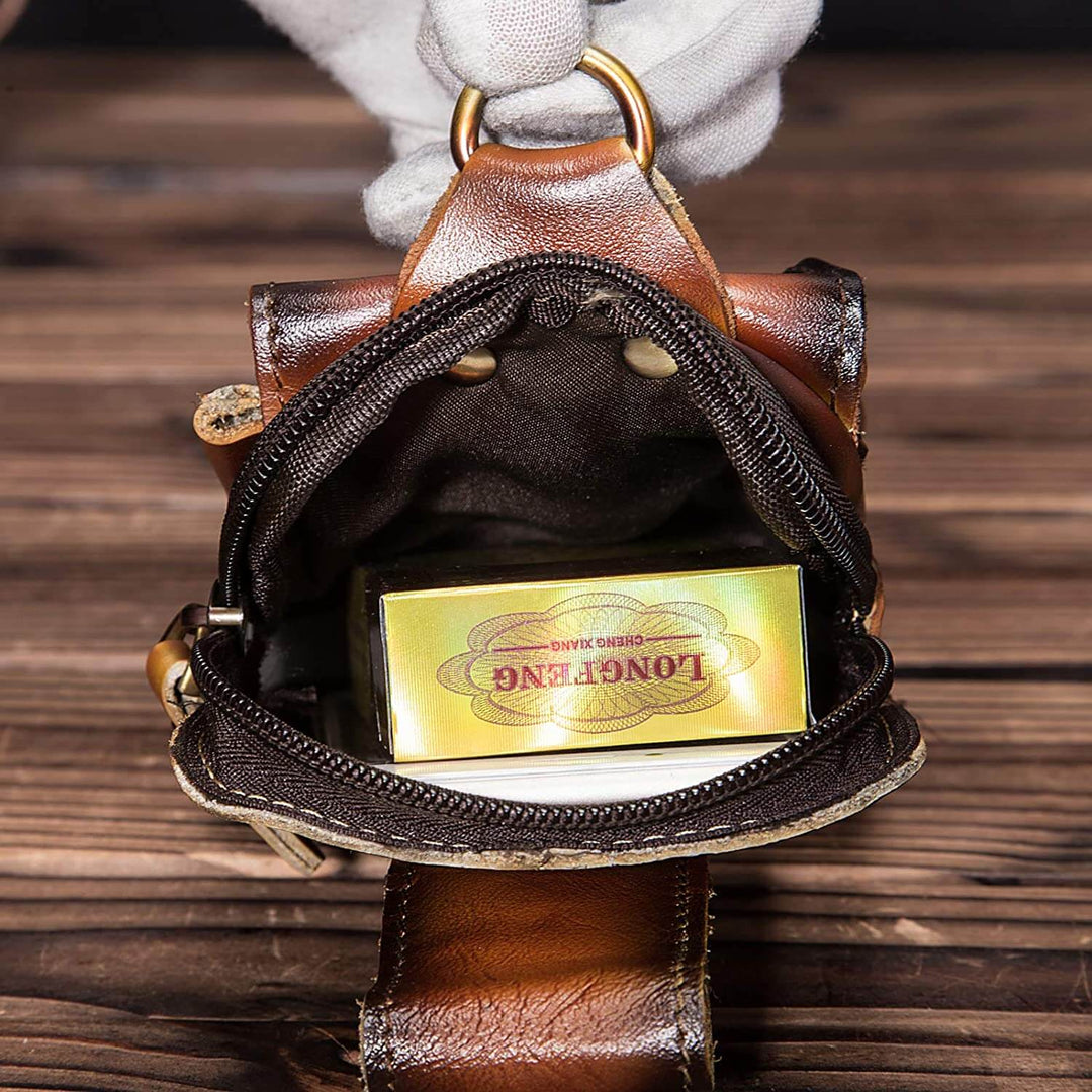 Echt Lederen Heren Waist Bag Belleza