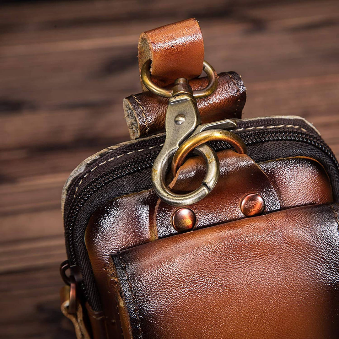 Echt Lederen Heren Waist Bag Belleza