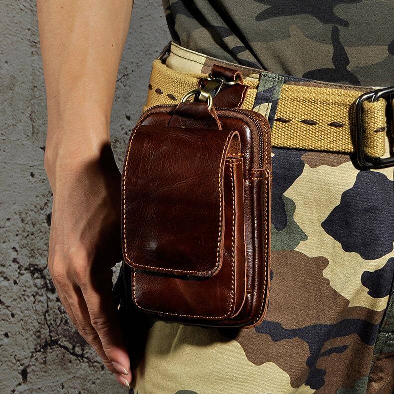 Echt Lederen Heren Waist Bag Belleza