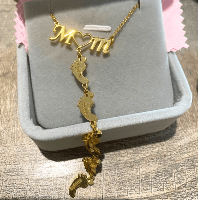 Baby Voeten Moeder Ketting Belleza