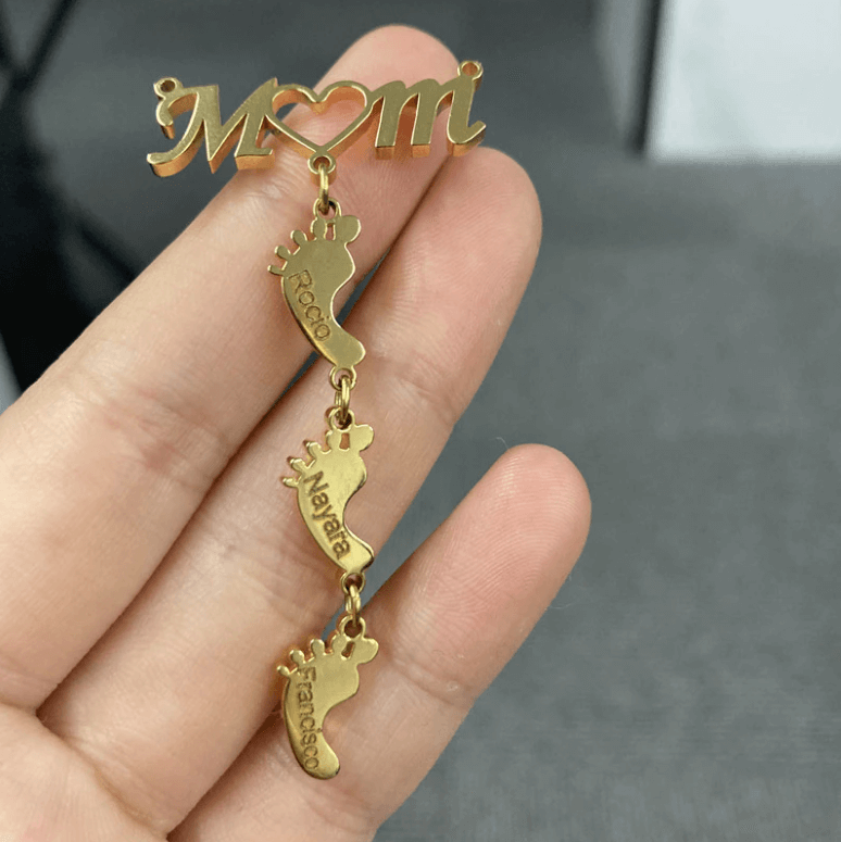 Baby Voeten Moeder Ketting Belleza