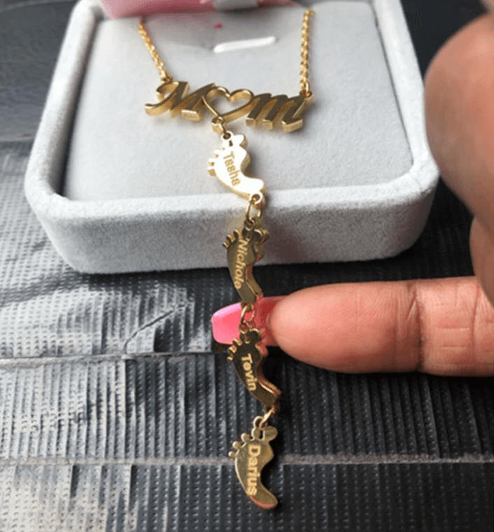 Baby Voeten Moeder Ketting Belleza