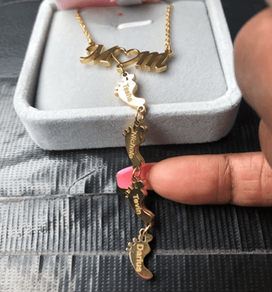 Baby Voeten Moeder Ketting Belleza