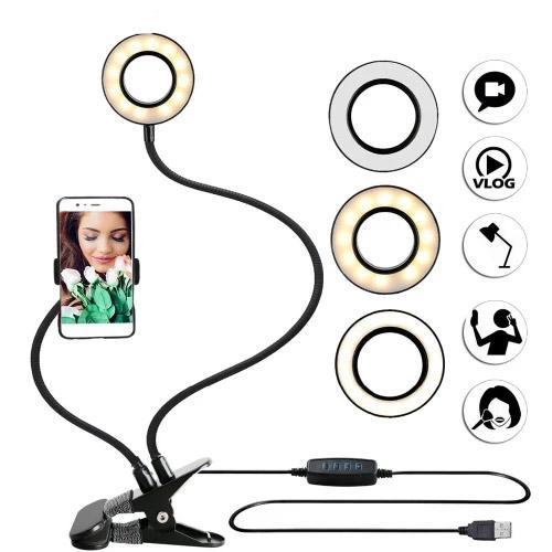 Studio LED Light Met Telefoonhouder Bellezatravel