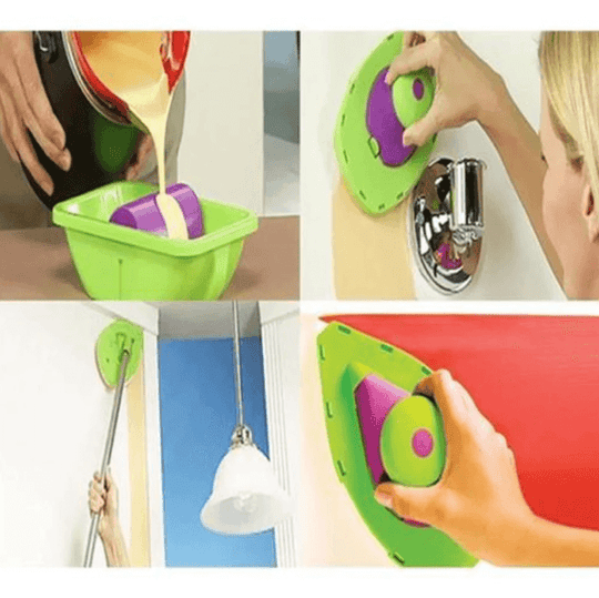Multifunctionele Verfroller en Spons Set Belleza