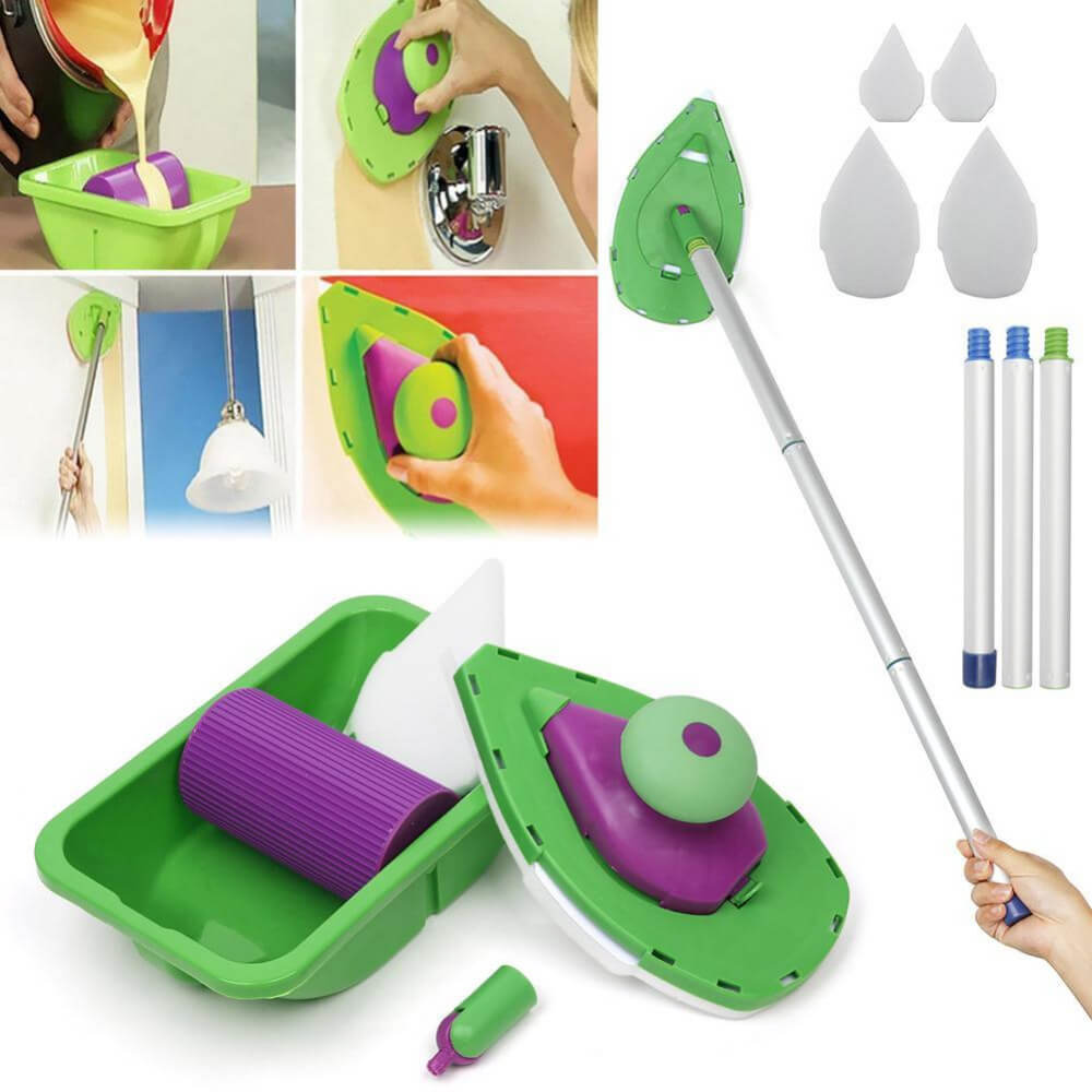 Multifunctionele Verfroller en Spons Set Belleza