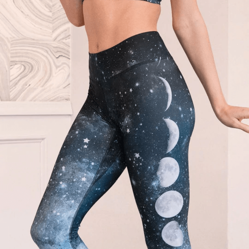 Hoge taille legging met print Belleza