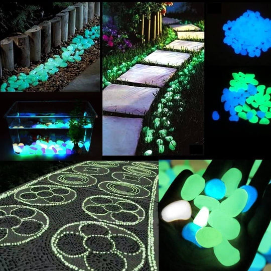 Glow in the Dark Tuinsteentjes Belleza