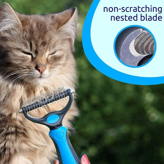 Dubbelzijdige Pet Grooming Borstel Belleza