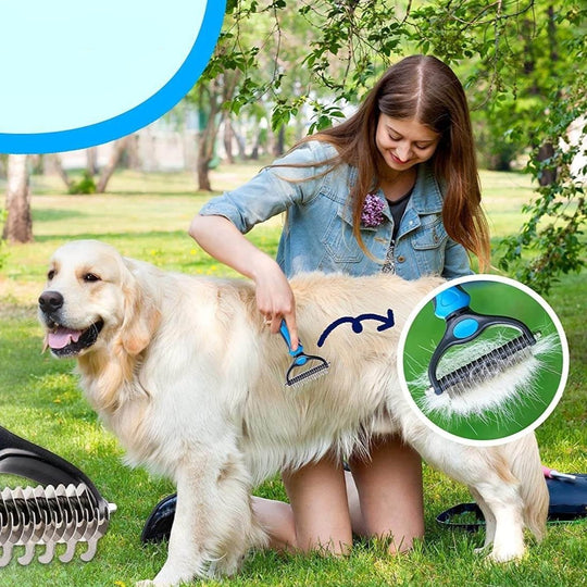 Dubbelzijdige Pet Grooming Borstel Belleza