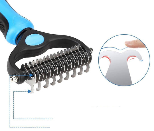 Dubbelzijdige Pet Grooming Borstel Belleza