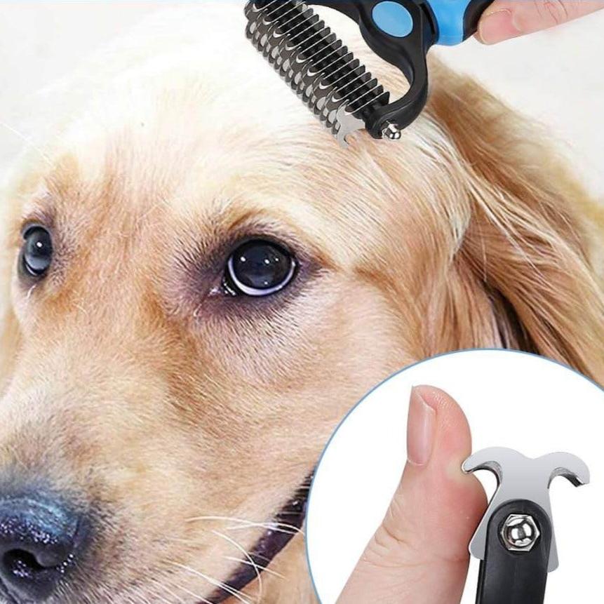 Dubbelzijdige Pet Grooming Borstel Belleza