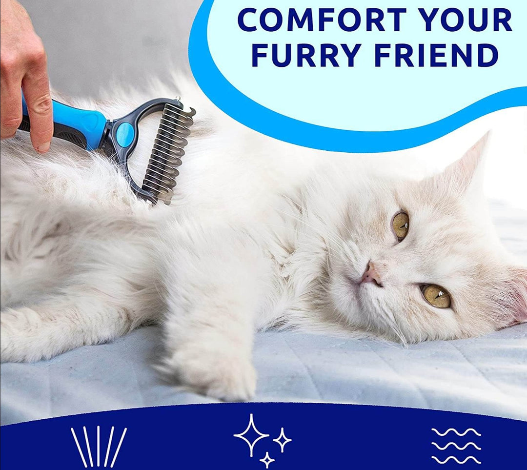 Dubbelzijdige Pet Grooming Borstel Belleza