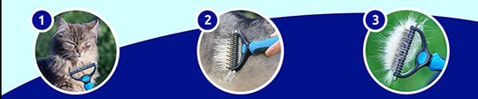Dubbelzijdige Pet Grooming Borstel Belleza