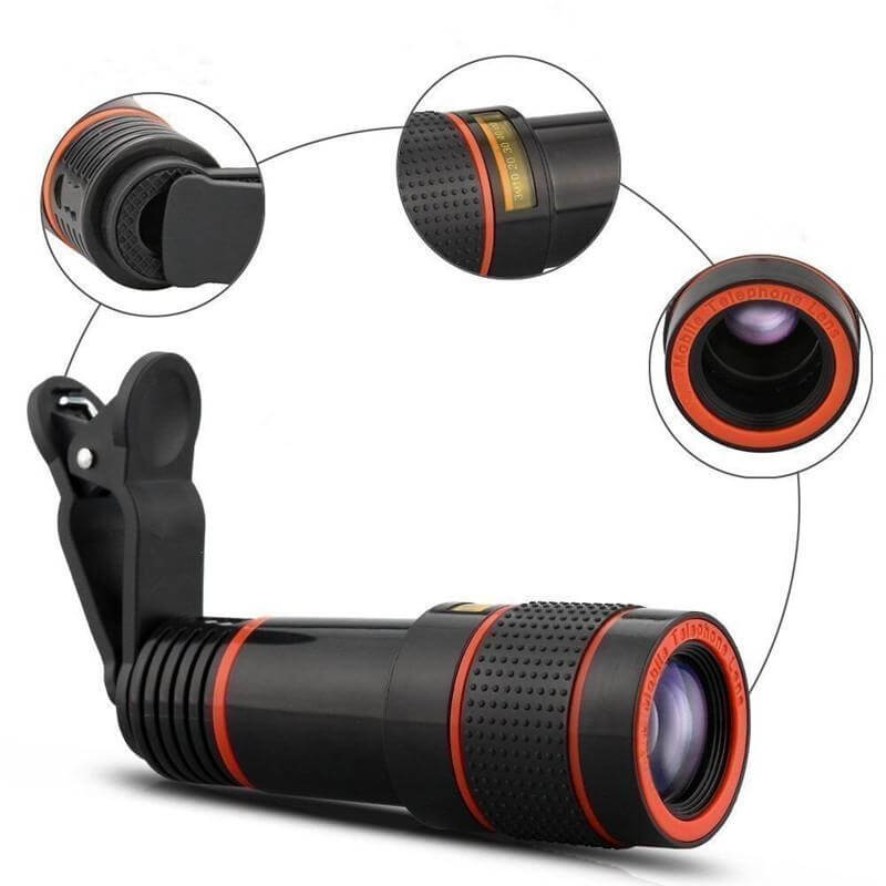 12X Zoom Telescoop Camera Lens voor Smartphone Belleza