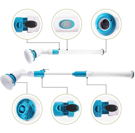 Snoerloze elektrische schrobber