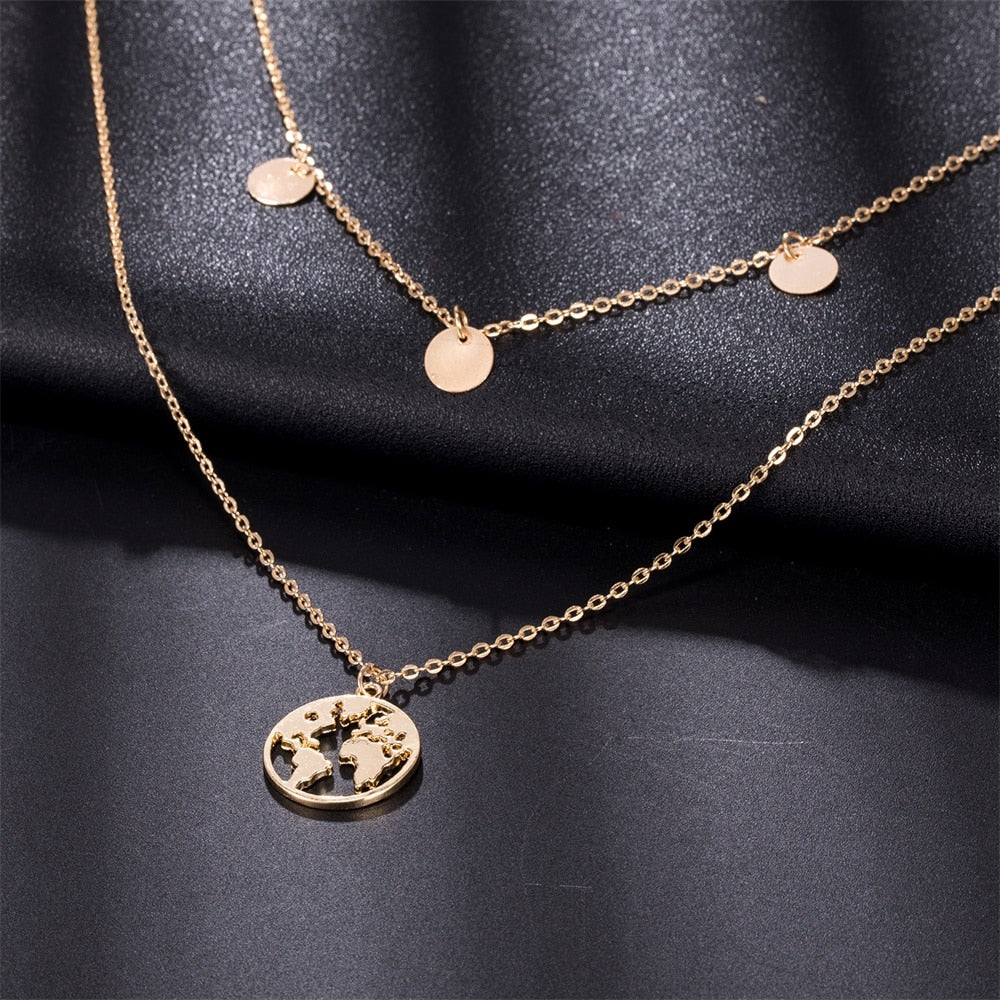 Wereldbol Ketting DELUXE Reizen