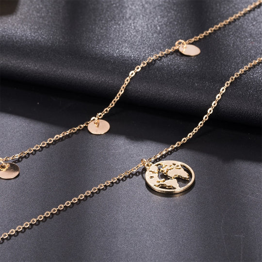 Wereldbol Ketting DELUXE Reizen