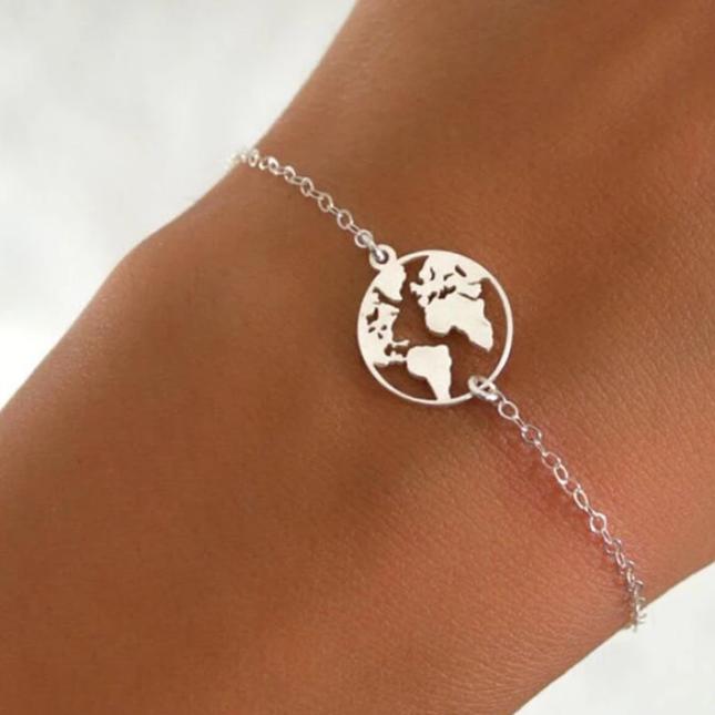 Wereldbol Armband Deluxe Reizen