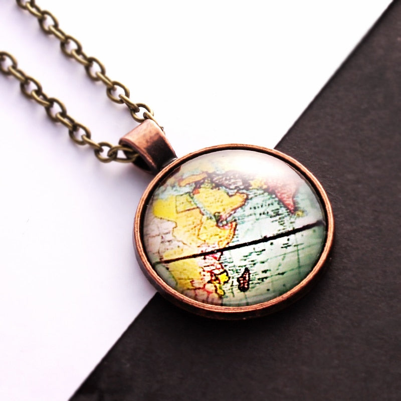 Wereldkaart Ketting PREMIUM Reizen