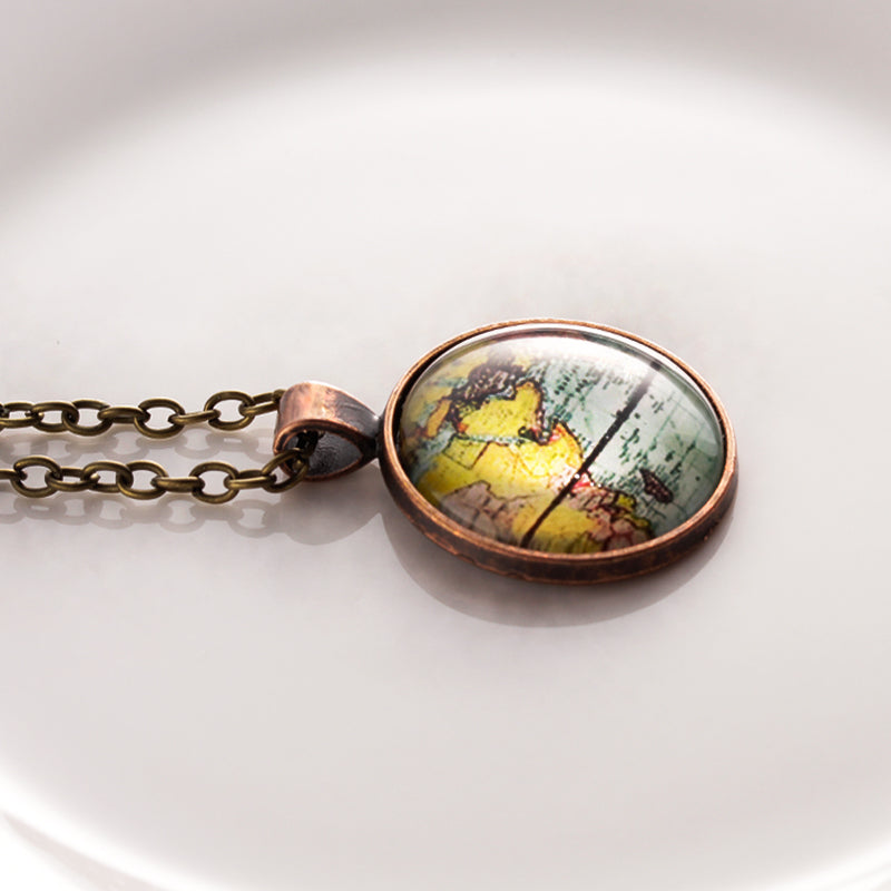 Wereldkaart Ketting PREMIUM Reizen