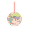 Belleza&#39;s Worldmap Koffer Label® Reizen