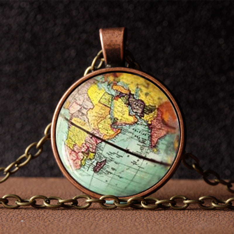 Wereldkaart Ketting PREMIUM Reizen