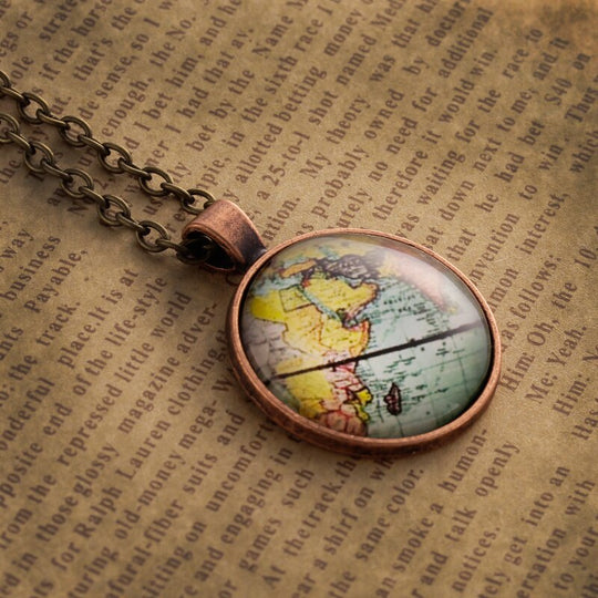 Wereldkaart Ketting PREMIUM Reizen
