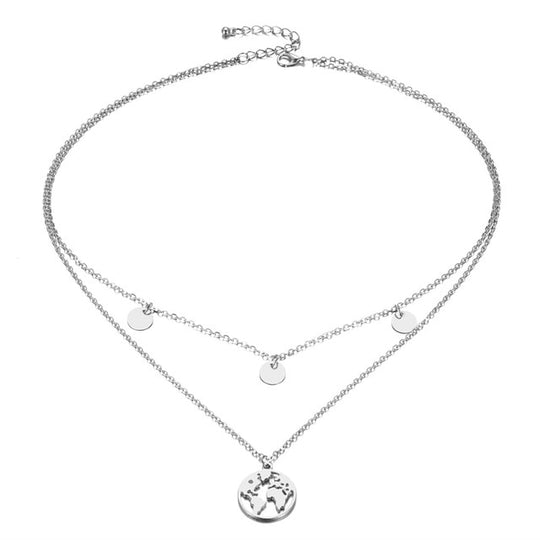 Wereldbol Ketting DELUXE Reizen