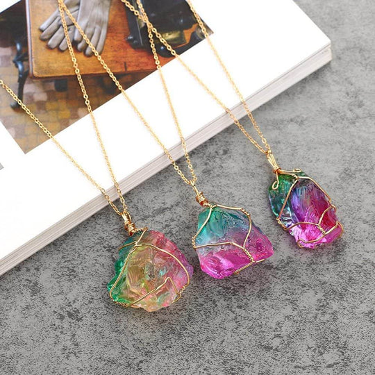 Regenboog Kwarts Collier Belleza