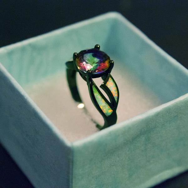 Fire Opal Ring Belleza