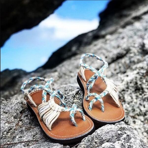 Casual Lace-Up Beach Sandals Belleza