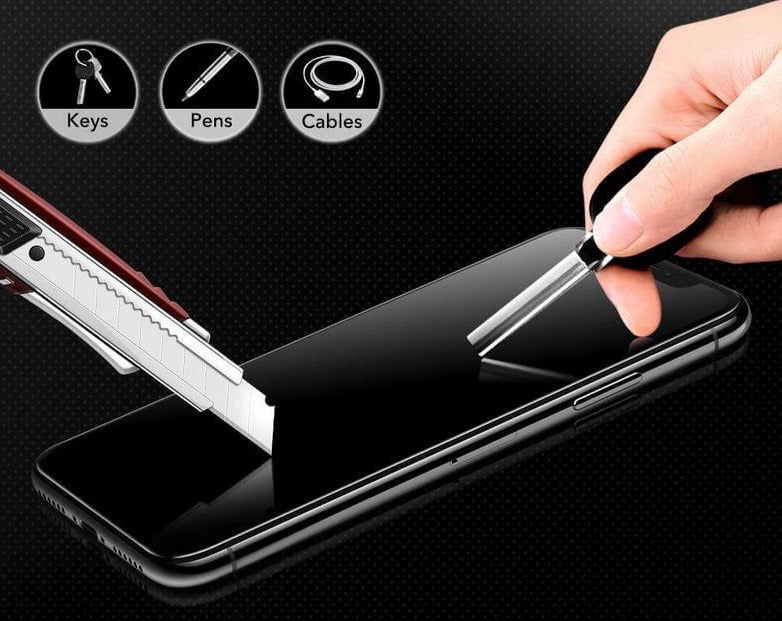 Volledige Dekking Gehard Glas voor iPhone | 1+2 Gratis Belleza